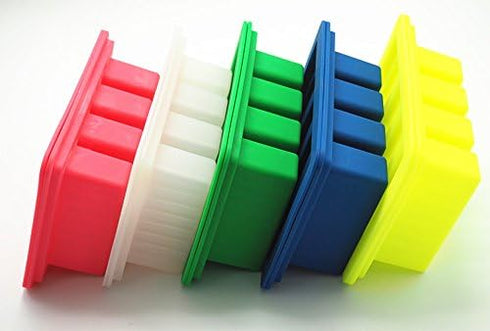 butter molds Large 4 Cavities Silicone butter mold Pudding & Jello Shot Mold butter stick molds,Cheesecake, butter mold with lid Product Dimension...
