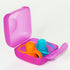 ChooMee SoftSip Food Pouch Tops | 4 Colors + Purple case | Prevent Spills and Protect Childs Mouth...