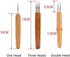 Dreadlock Crochet Hook for Hair, Dreadlocks Needle for Wig Braid Craft Hair Weaving Tool 0.75mm 3pcs/Lot......