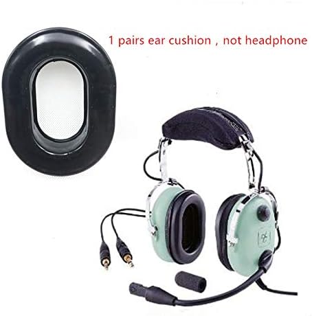 Gel Ear Seals Ear pads Cushions Compatible with David Clark H10 Series Aviation Headset with Deluxe Cloth Ear Seal Covers-40243G-02...