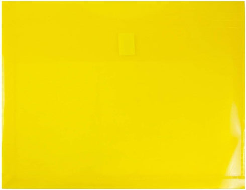JAM PAPER Plastic Expansion Envelopes with Hook & Loop Closure - Letter Booklet - 9 3/4 x 13 with 1 Inch Expansion - Assorted Colors - 6/Pack...