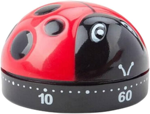 Kitchen Timer Clock 60 Minutes with Loud Alarm Mechanical Timer No Battery Required Countdown Timer for Cooking Baking Steaming...