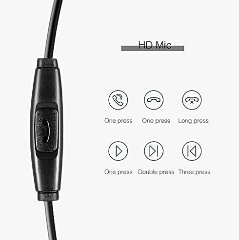FAAEAL Iris Ancestor in-Ear Earphones, Super Bass 3.5mm Wired Headphones, Earbuds Without/with HD Microphone, Balanced Sound 32ohm Flat Head Earbu...