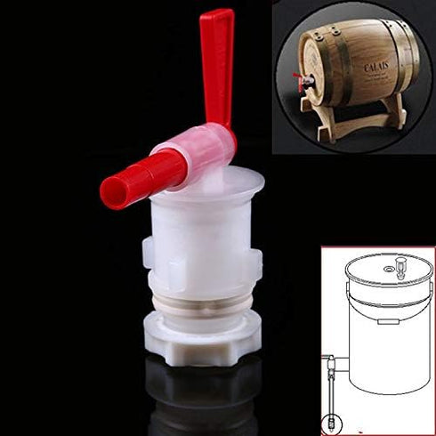 PERA 4 Pack Plastic Bottling Bucket keg Spigot tap Faucet for Homebrew Wine Making Beer...