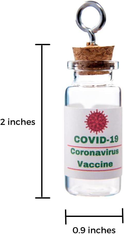 2022 Christmas Ornaments - Covid Ornament, Vaccine Ornaments, Funny Covid Christmas Ornaments, Christmas Gag Gifts for Nurse...