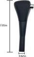 Car Automatic Gear Shift Knob Handle 54130-SDA-A84ZB,6 Speed Shift Lever Shifter Knobs Fit for 2003-2005 Honda Accord(Black)...