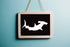 12-Inch Hammerhead Shark Style Design Stencil, Reusable Mylar Cutout for Sign Art, Crafts & DIY Projects...