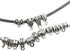 100g (About 125pcs) Mixed Tibetan Tube, Spacer Bail Bead Hanger Fit Charm European Bracelet Pendant (Antique Silver), 125...