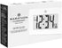 MARATHON Large Digital Wall Clock with 8” Display, White - Easy to Read...