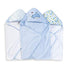 Spasilk Hooded Towel Set for Newborn Boys and Girls, Soft Terry Baby Towels, Baby Bath Essentials, Ideal, Blue Whale, Pack of 3...
