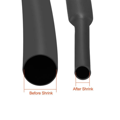 TOP-VIGOR 4mm Heat Shrink Tubing, 1M Length Heat Shrink Sleeving, 2:1 Ratio Adhesive-Lined Heat Shrink Tube for Electrical Insulation, Repairs, Wr...