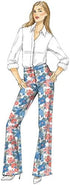 Vogue Patterns Misses' Custom-Fit Boot cut Pants, 14-16-18-20-22, Red...