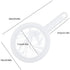 Kitchen Ultra-Fine Nylon Mesh Strainer I Plastic Sieve Filter Spoon For Soy Milk Coffee Milk Yogurt Juice Kefir coladores de cocina (Set of 3-100 ...