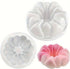 Flower Rock Wreath Shaped Cake Mold IY French Dessert Mousse Cake Silicone Mold Baking Tool,Non-stick Silicone Fluted Pans, Perfect Bakeware For C...