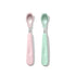 OXO Tot Feeding Spoon Set with Soft Silicone - Opal and Blossom...