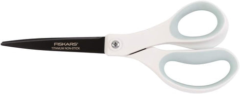 Fiskars Non-Stick Titanium Softgrip Fashion Scissors, 8"...