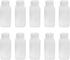 Othmro 10pcs 100ml/3.38oz Plastic Lab Chemical Reagent Bottles,10pcs 19.5mmx95mm(IDxH) Square Wide Mouth Liquid/Solid Sample Storage Container Sea...