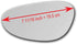 New Replacement Mirror Glass with Full Size Adhesive for Porsche 996 911 Boxster Driver Side View Left LH...