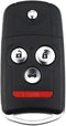 RPKEY Key Fob Cover for Acura: No Chip No Battery Remote Replacement Fit for Acura 2009 to 2014 TSX TL | 2010 to 2013 ZDX | Just a Empty Case Shel...