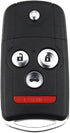 RPKEY Key Fob Cover for Acura: No Chip No Battery Remote Replacement Fit for Acura 2009 to 2014 TSX TL | 2010 to 2013 ZDX | Just a Empty Case Shel...