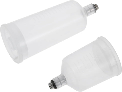 Ciieeo Plastic Containers Plastic Containers Plastic Containers PCS Plastic Spray airbrush pigment cup air spray paint cup Refillable Airbrush Pai...