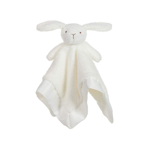 Apricot Lamb Stuffed Animals Soft Security Blanket White Bunny Rabbit Infant Nursery Character Blanket Luxury Snuggler Plush(White Bunny, 14 Inche...