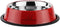 Printed Anti-Skid Water and Food Feeding for Dogs and Cats Feeder Stainless Steel Pet Bowl (23.6 fl oz, Red)...