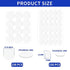 Birllaid Clear Double Sided Adhesive Dots Heavy Duty Transparent Double-Sided Tape Stickers Round &Square Acrylic No Trace Strong Adhesive Sticky ...