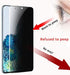 [2 Pack Tempered Glass Front Bubble Free Privacy Anti Spy Screen Protector for Samsung Galaxy S20 Fe 5G G781W G781A SM-G781U1...