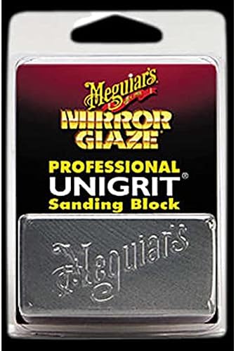 Meguiar's Professional Mirror Glaze Unigrit Sanding Block 2,000 Grit K2000 - Professional-Grade - Precise, Uniform Grit for Even Sanding that's Ea...