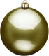 Vickerman 4" Olive Shiny Ball Ornament, 6 per Bag...