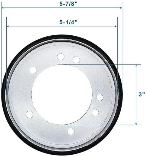 Frction Drive disc fits Ariens 00170800 00300300 AM122115 Snapper 7018782SM Snowblowers...