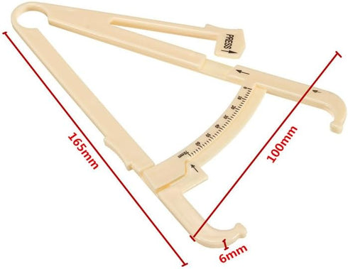 Body Fat Caliper, Fat Measure Clipper Combo, Accurately Measuring Body Fat for Men and Women...