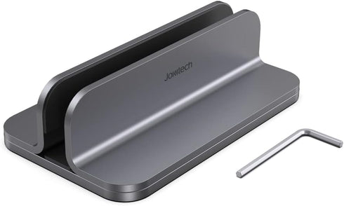 Aluminum laptop vertical stand organizer, sturdy laptop computer holder desktop stand compatible with new Retina Apple MacBook Pro/Air, Mac mini a...