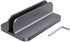 Aluminum laptop vertical stand organizer, sturdy laptop computer holder desktop stand compatible with new Retina Apple MacBook Pro/Air, Mac mini a...