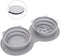 3-in-1 Foldable Slow Feeder Dog Bowls with Non-Spill Silicone Mat - Perfect for Large, Medium, and Small Breeds - Promotes Healthy Eating Habits -...