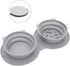3-in-1 Foldable Slow Feeder Dog Bowls with Non-Spill Silicone Mat - Perfect for Large, Medium, and Small Breeds - Promotes Healthy Eating Habits -...