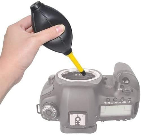 Dust Cleaner Kit Strong Cleaning Air Blower + Soft Brush Blower for Camera & Camcorder, Lens, LCD Screens, etc + Microfiber Cloth......