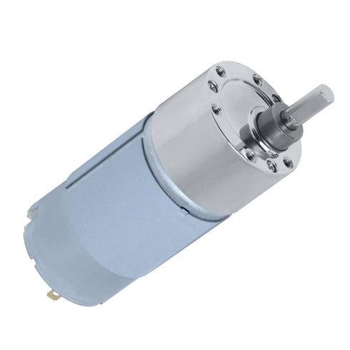 555 High Torque Micro Brush DC Motor Low Speed Gear Reduction Motor Eccentric Shaft Gearbox Diameter 37mm High Torque All Metal Gear Electric Micr...