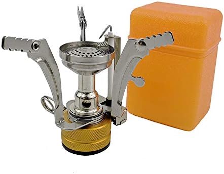 Peidesi Mini Gas Stove Outdoor Folding Tourist Burner Portable Furnace Picnic Cooking Split Stoves Cooker Gas Burner Camping Supplies for Propane ...