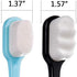 DI QIU REN Extra Soft Toothbrush for Sensitive Gums, Manual Toothbrush with 8 Tubes of 10000 Soft Floss Bristle for Gum Care, Protect Fragile Gums...