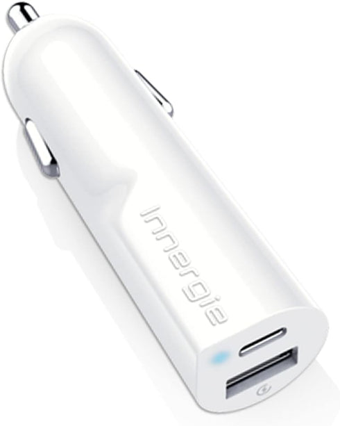 Innergie 30D 30W USB-C Car Charger, 2 Ports | Fast Charging (USB PD & QC3.0) Superior Safety Surround with Heat-Resistant Technology | Compatible ...