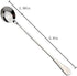 Long-handled ice tea spoon, cocktail stir spoons, stainless steel coffee spoons, ice cream scoop Set of 8 (Silver, Round)...