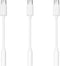 USB Type C to 3.5mm Female Headphone Jack Adapter, 3Pack, Compatible with iPhone 15/15 Plus/15 Pro/15 Pro Max...