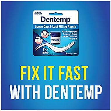 Dentemp Maximum Strength Lost Fillings and Loose Caps Repair, Pack of 6...
