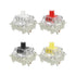 GATERON Silent Keyboard Switches, RGB LED Pre Lubed 5 Pins Linear Key Switches for MX Mechanical Keyboard(35PCS) (Black)...
