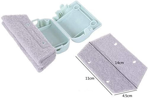 Groove Gap Cloth Window Door Track Multifunctional Cleaning Brush Color: Beige/Gray/Blue (Random Color Matching)3PCS...