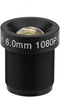 CCTV Camera Lens 6mm CCTV Camera Lens 2 Million Pixels 24-Hour IR Security Camera Lens with 58°Suitable for CCD chipsets of 1/3 and 1/4 inches...