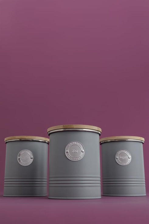 Typhoon Living Collection | 1-Quart Coffee Canister - Grey...