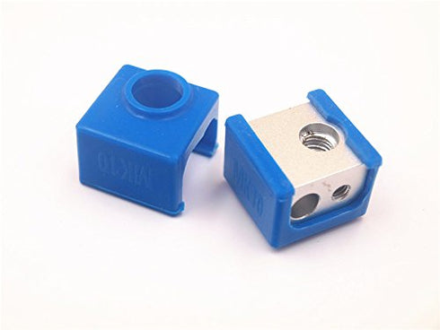 3pcs MK10 Silicone Socks instead ceramic insulation for Wanhao i3 QIDI TECH Flashforge SILICONE HEATER BLOCK COVER...
